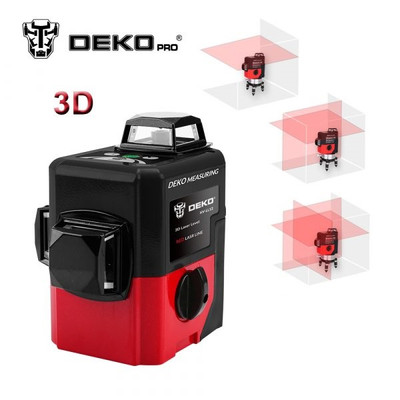Deko LL-12HVR 3*360° önbeálló szintezőlézer